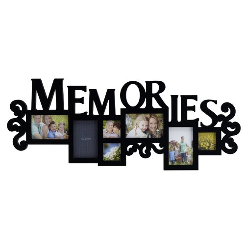 Melannco 7 Memories Scroll Opening Collage Picture Frame & Reviews ...