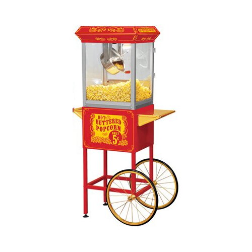 Funtime Popcorn Machines 8 oz. Sideshow Hot Oil Kettle Popcorn Machine