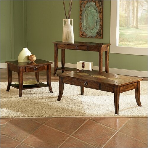 Bernards Shenadoah 3 Piece Coffee Table Set