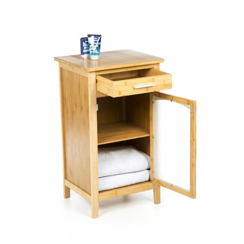 TMS Bamboo 1 Drawer Linen Floor Cabinet