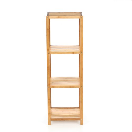 TMS Bamboo 4 Tier Vertical Shelf