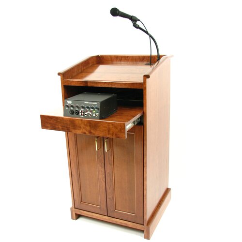 Executive Wood Collegiate Evolution Sound System Lectern