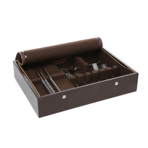 Reed & Barton Marlborough Zipper Silverware Chest