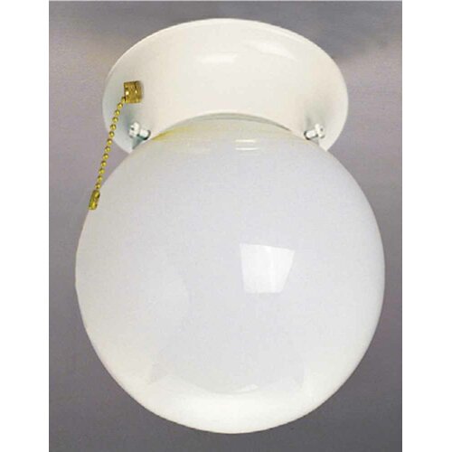 Volume Lighting 1 Light Ceiling Fixture Flush Mount