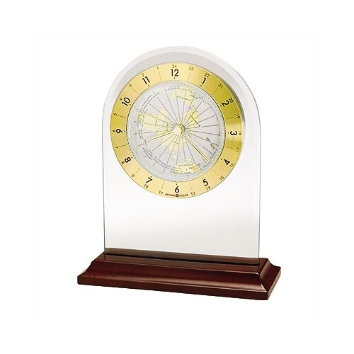 Howard Miller® World Time Arch Quartz Table Clock