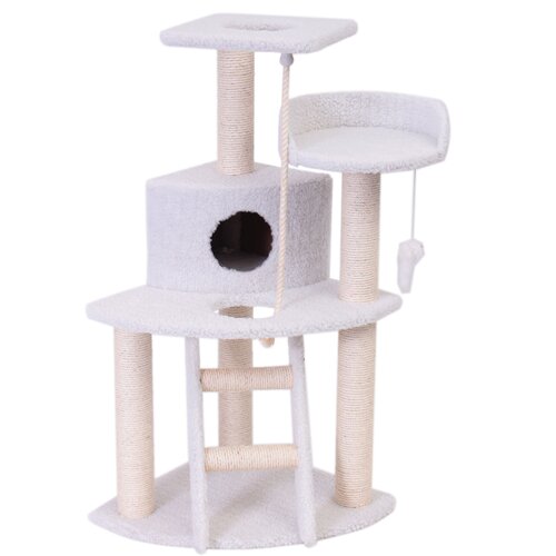 Majestic Pet 48 Bungalow Sherpa Cat Tree