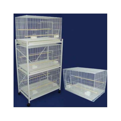 YML Three Shelf Stand for Medium Bird Breeding Cage