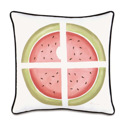 Eastern Accents Pinkerton Polyester Eli Watermelon Decorative Pillow