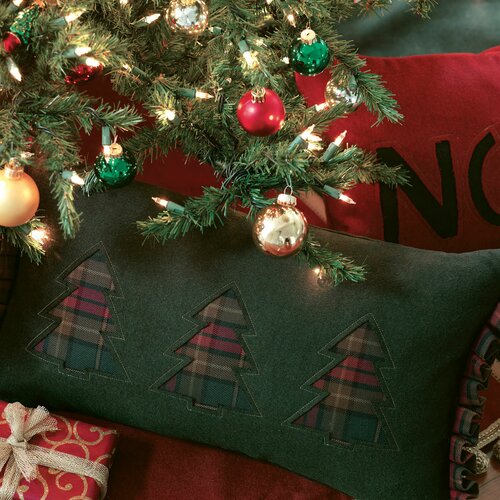 Eastern Accents Home for The Holidays Three Plaid Trees Decorative