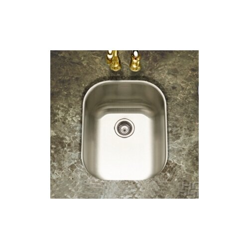 Houzer Club Undermount Medium Bar/Prep Sink in Satin