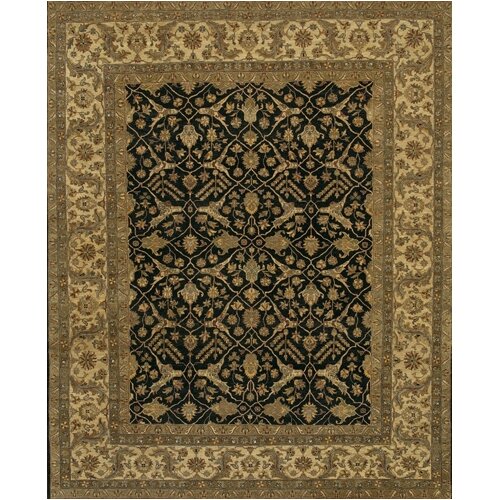 Chandra Rugs Angora Black/Tan Area Rug