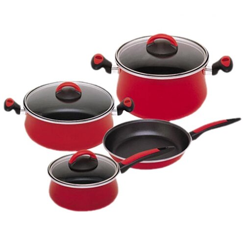 Magefesa Due Porcelain on Steel 7 Piece Cookware Set