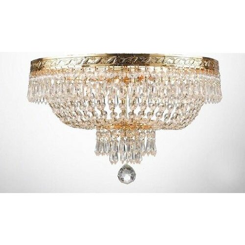 Harrison Lane French Empire 4 Light Crystal Chandelier