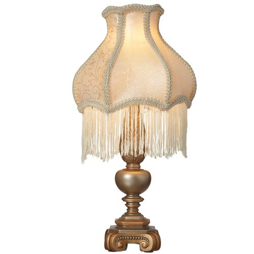 River of Goods Downton Abbey 15.75 H Fringe Accent Lamp