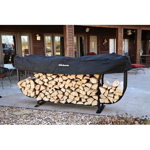 Woodhaven Steel Courtyard Log Rack