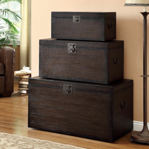 Piece Storage Trunk Set