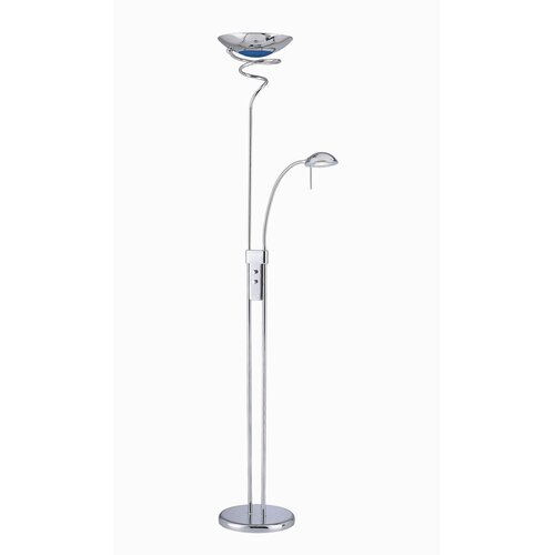 Lite Source Torchiere Floor Lamp and Reading Light Combination