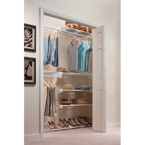 EZ Shelf from Tube Technology Expandable Reach In Closet Organizer