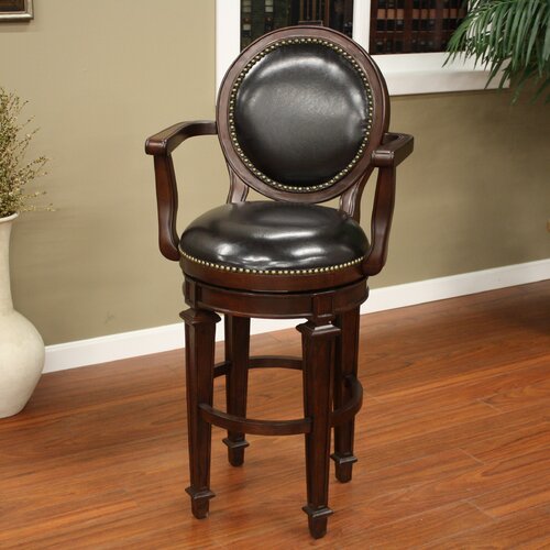 American Heritage 30 Swivel Bar Stool with Cushion