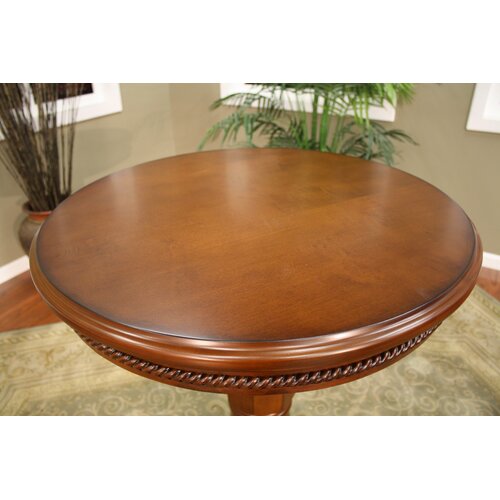 American Heritage Larosa Pub Table in Suede