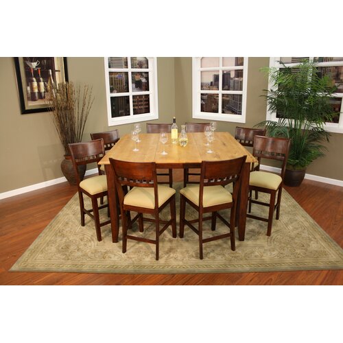 American Heritage Andria 9 Piece Counter Height Dining Set