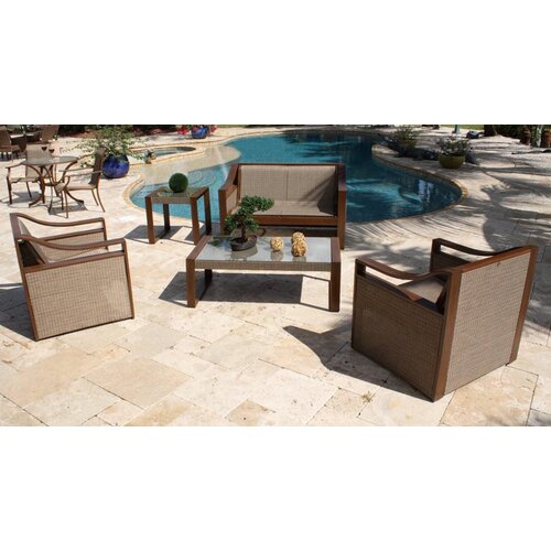 Hospitality Rattan Venetia 5 Piece Deep Seating Group