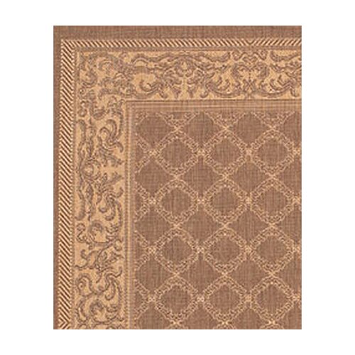 Couristan Recife Garden Lattice/NaturalCocoa Rug