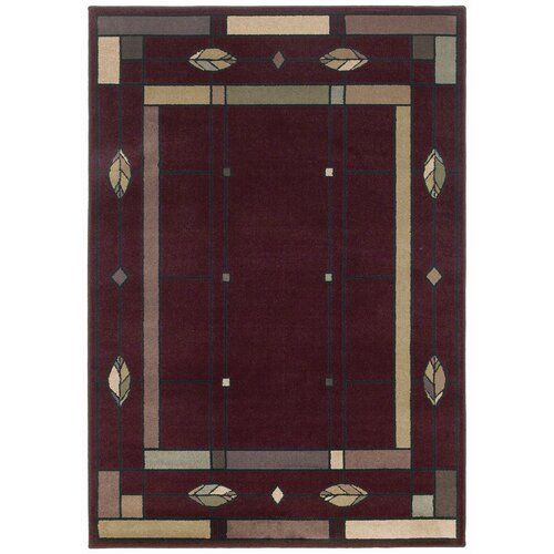 Shaw Rugs Mission Leaf Scarlet Rug