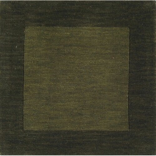 Surya Mystique Dark Green Border Area Rug