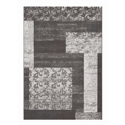 Dynamic Rugs Mysterio Silver Block Rug