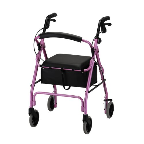 Nova Ortho Med, Inc. GetGo Classic Rolling Walker in Pink