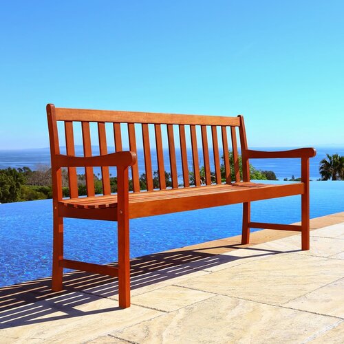 HiTeak Furniture Summer Set Garden Bench