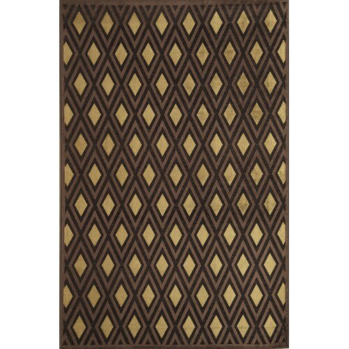 Rugs America Salerno Brown Diamond Area Rug