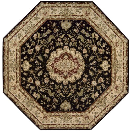 Nourison Nourison Black/Tan Rug