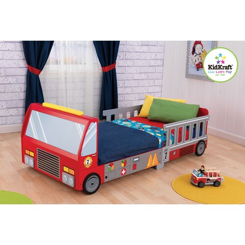 KidKraft Fire Truck Toddler Bed