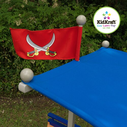 KidKraft Pirate 6 Rectangular Sandbox