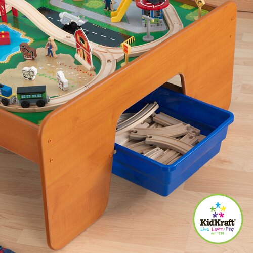 KidKraft Ride Around Town Train Set with Table