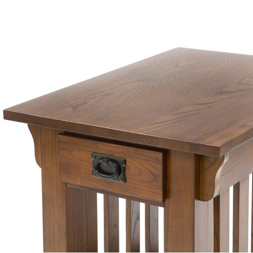 Leick Furniture Mission Impeccable Chairside Table