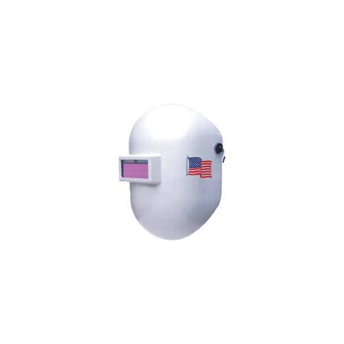 Fibre Metal Pipeliner™ Superglas® White Welding Helmet With Shade