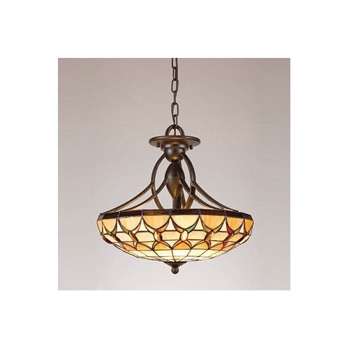 Quoizel Veranda Tiffany Semi Flush Mount