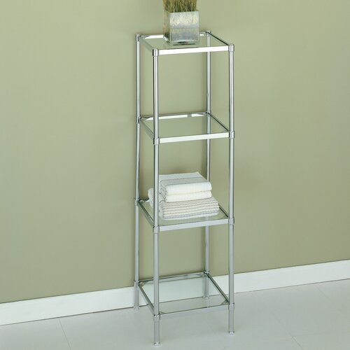 OIA Glacier 13.25 x 48 Bathroom Shelf