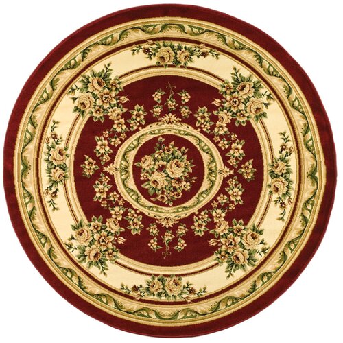 Safavieh Lyndhurst Aubusson Red/Ivory Rug