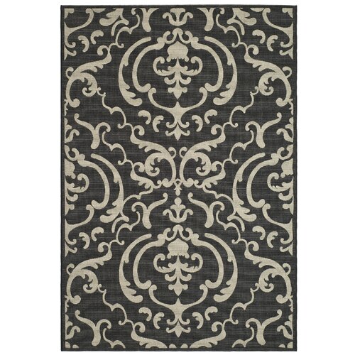 Safavieh Courtyard Black/Sand Rug