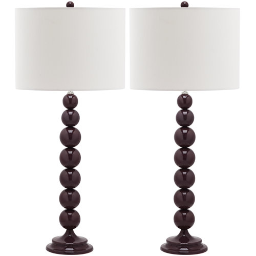 Safavieh Jenna 1 Light Stacked Ball Table Lamp (Set of 2)