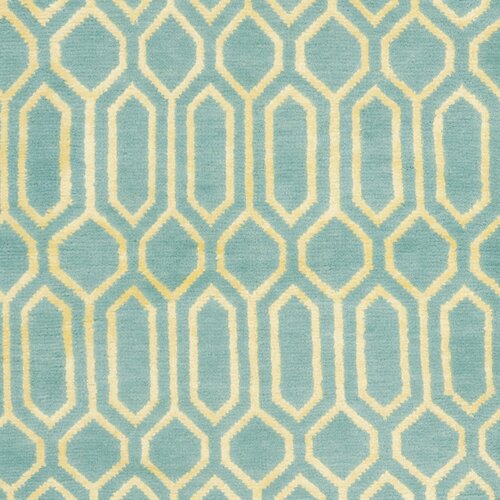 Safavieh Mosaic Aqua / Light Gold Rug