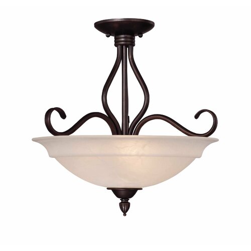 Savoy House Bryce 3 Light Semi Flush Mount