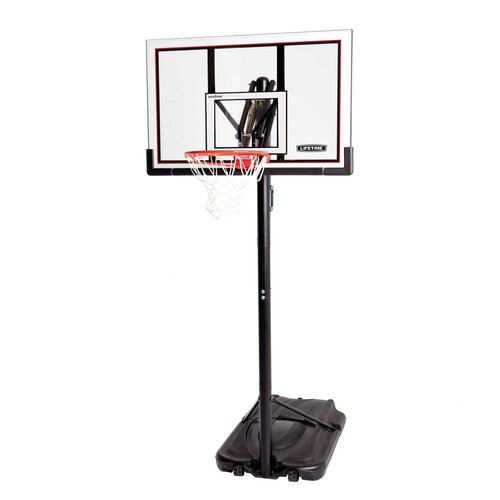 Lifetime 52 Steel Framed Shatter Proof Portable Basketball System