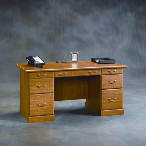 Sauder Orchard Hills Executive Desk & Reviews | Wayfair