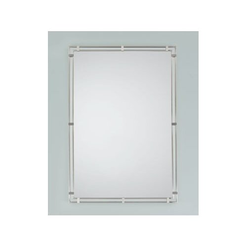 Feiss Parker Place Mirror in Brushed Steel