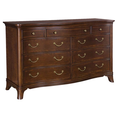 American Drew Cherry Grove New Generation Triple 9 Drawer Dresser